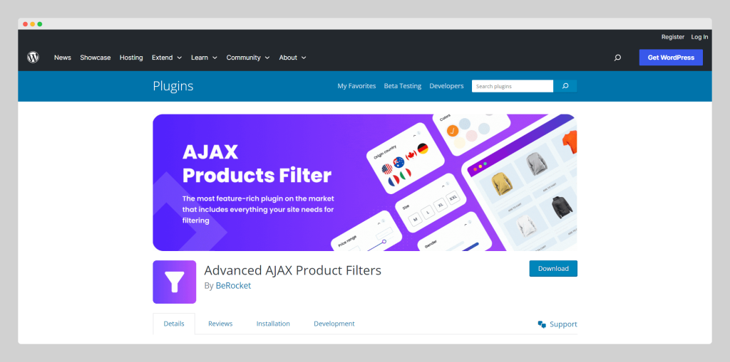 Advanced AJAX Product Filters, Woooplugin
