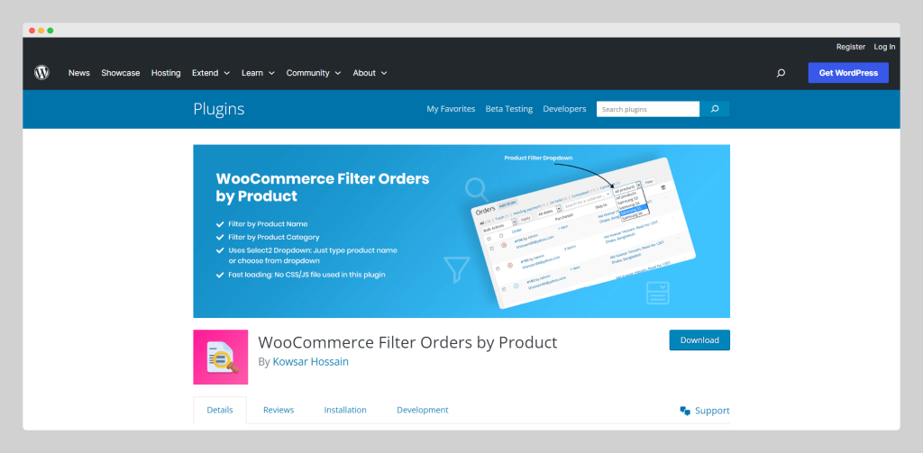 WooCommerce Filter Orders by Product, Woooplugin, WooCommerce Product Filter Plugins