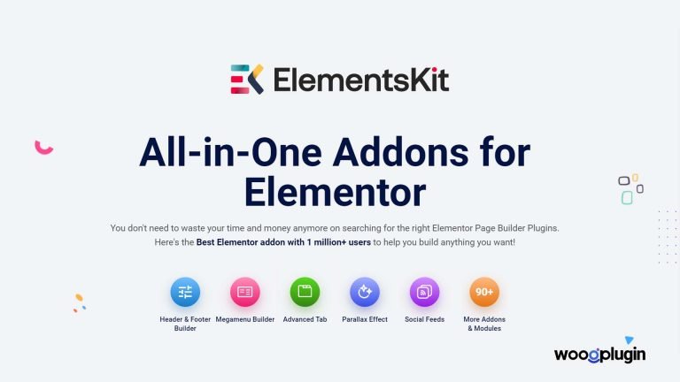 ElementsKit, Best Elementor Addons, Woooplugin