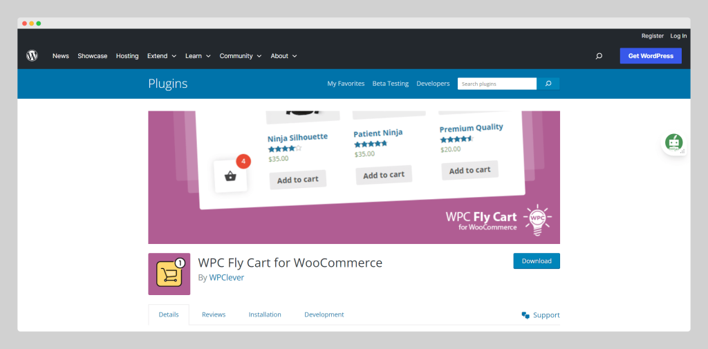 WPC Fly Cart for WooCommerce, Woooplugin